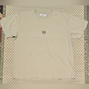 Mellow Brand OG "M" T-shirt Sage Green Men's Size XL Made in USA